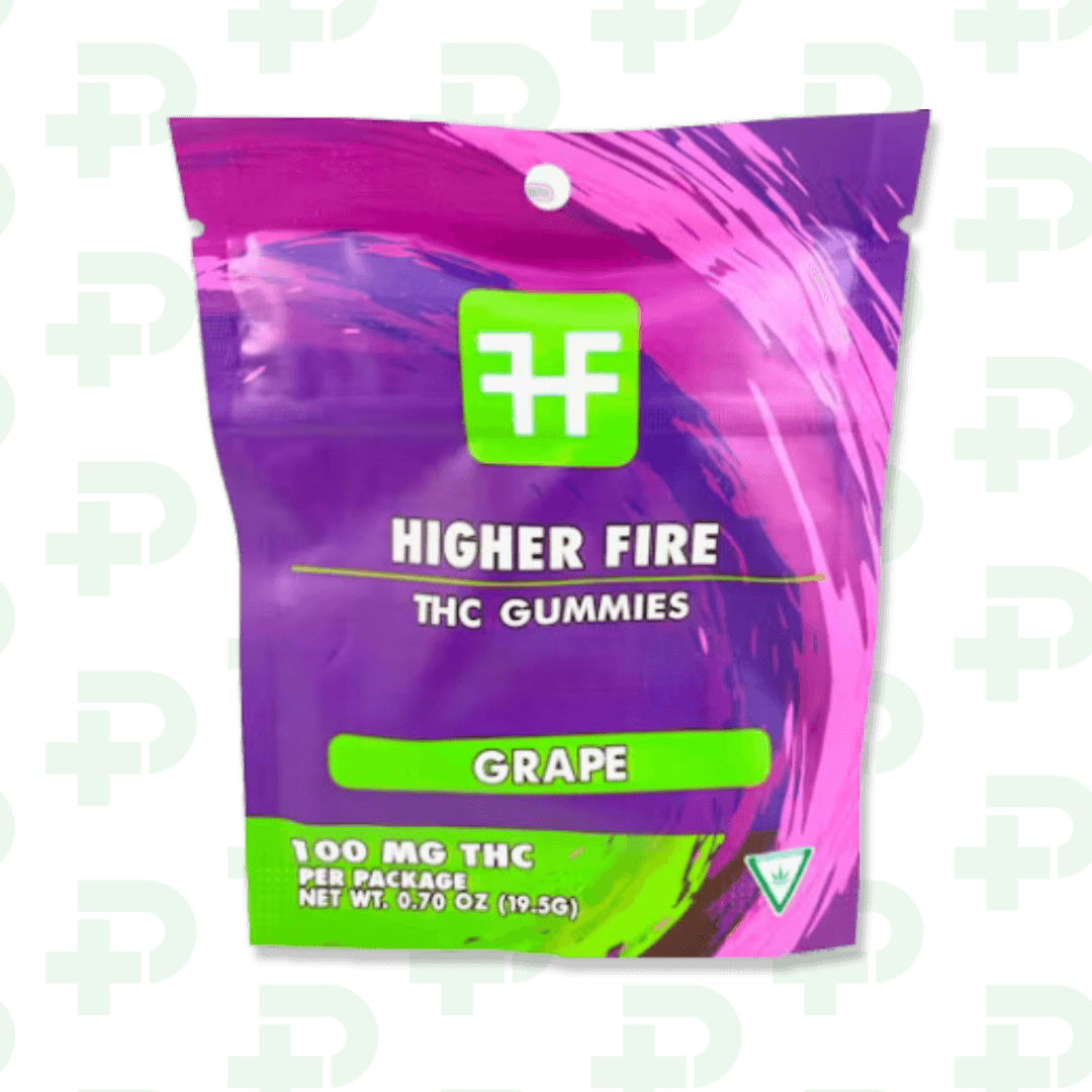 Higher Fire 100mg Gummies