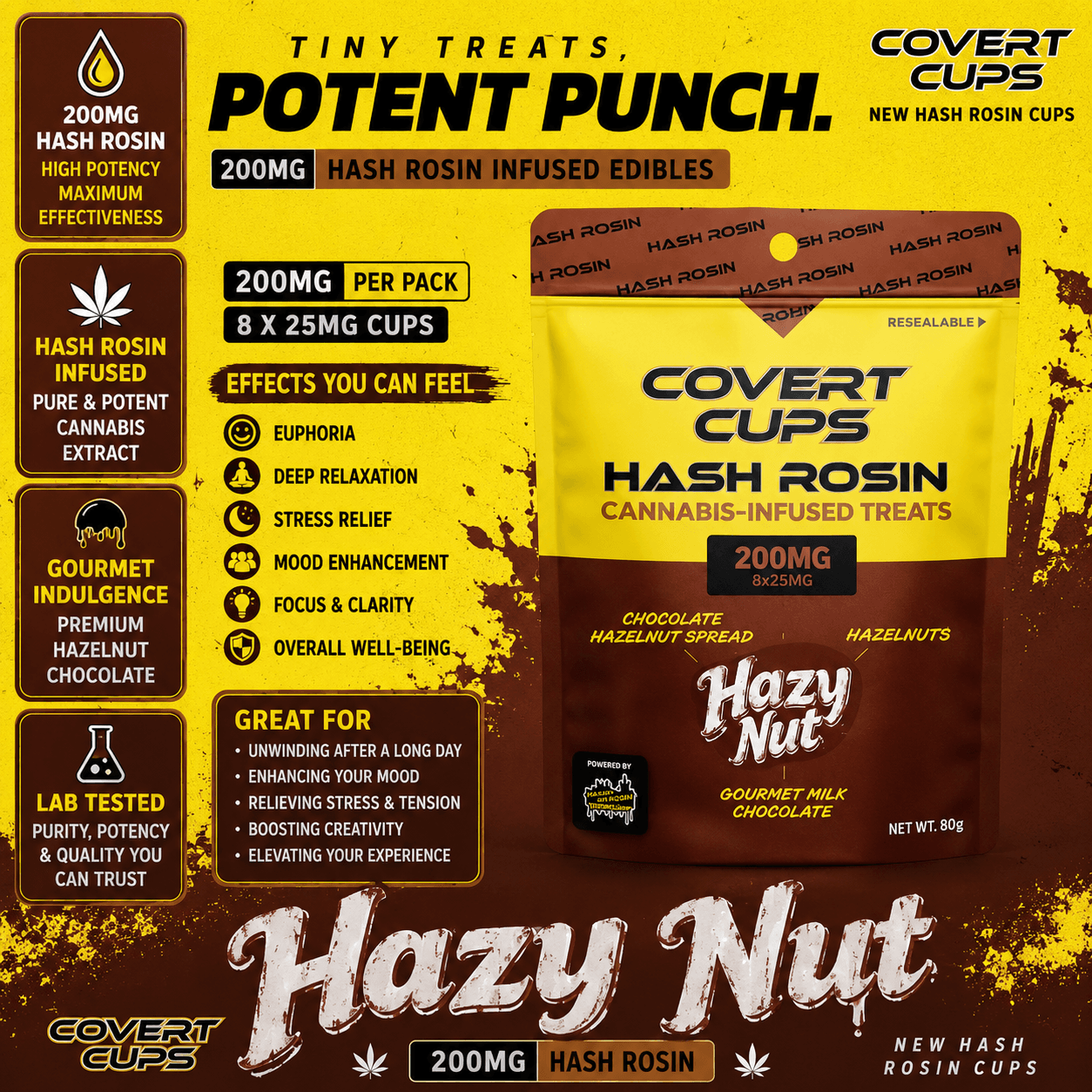 Covert Cups Hazy Nut Cups - 8 Pack