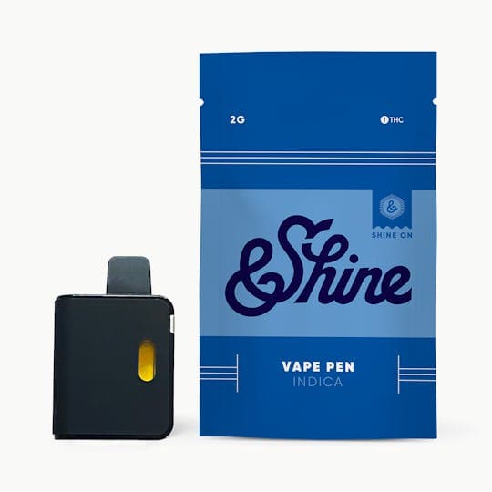 &Shine Granddaddy Purple Distillate - 2g Disposable