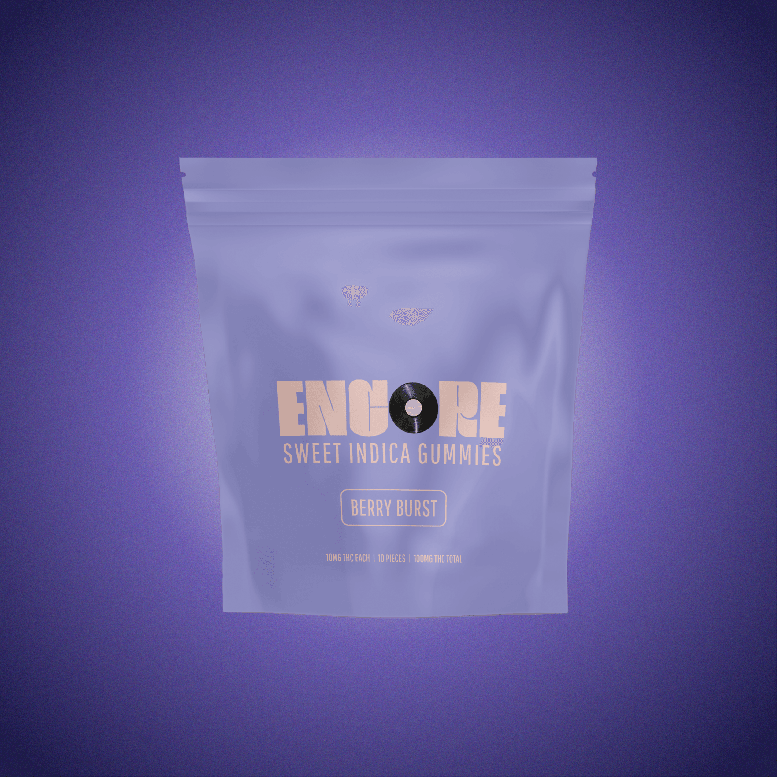 Encore Edibles Berry Burst Indica Gummies [10pk] 100mg