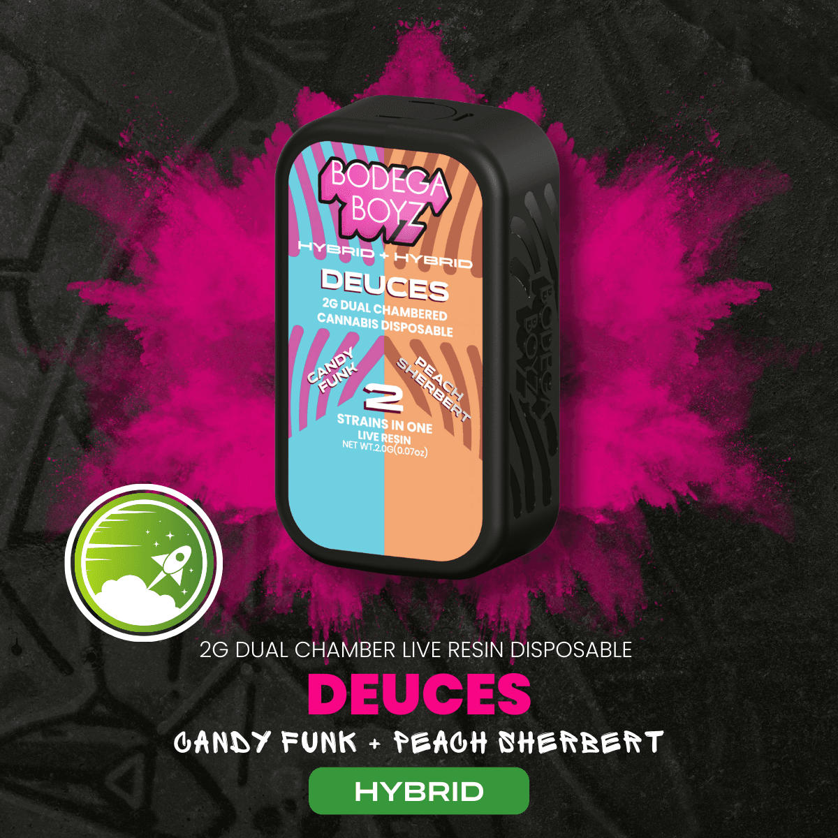 Bodega boyz 2G Dual Chamber - Candy Funk/ Peach Sherbert
