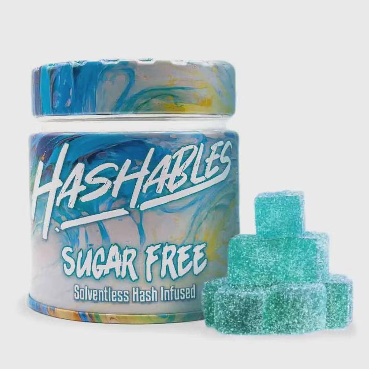 Hashables Blue Raspberry | 20pk Sugar-Free Solventless Soft Lozenges