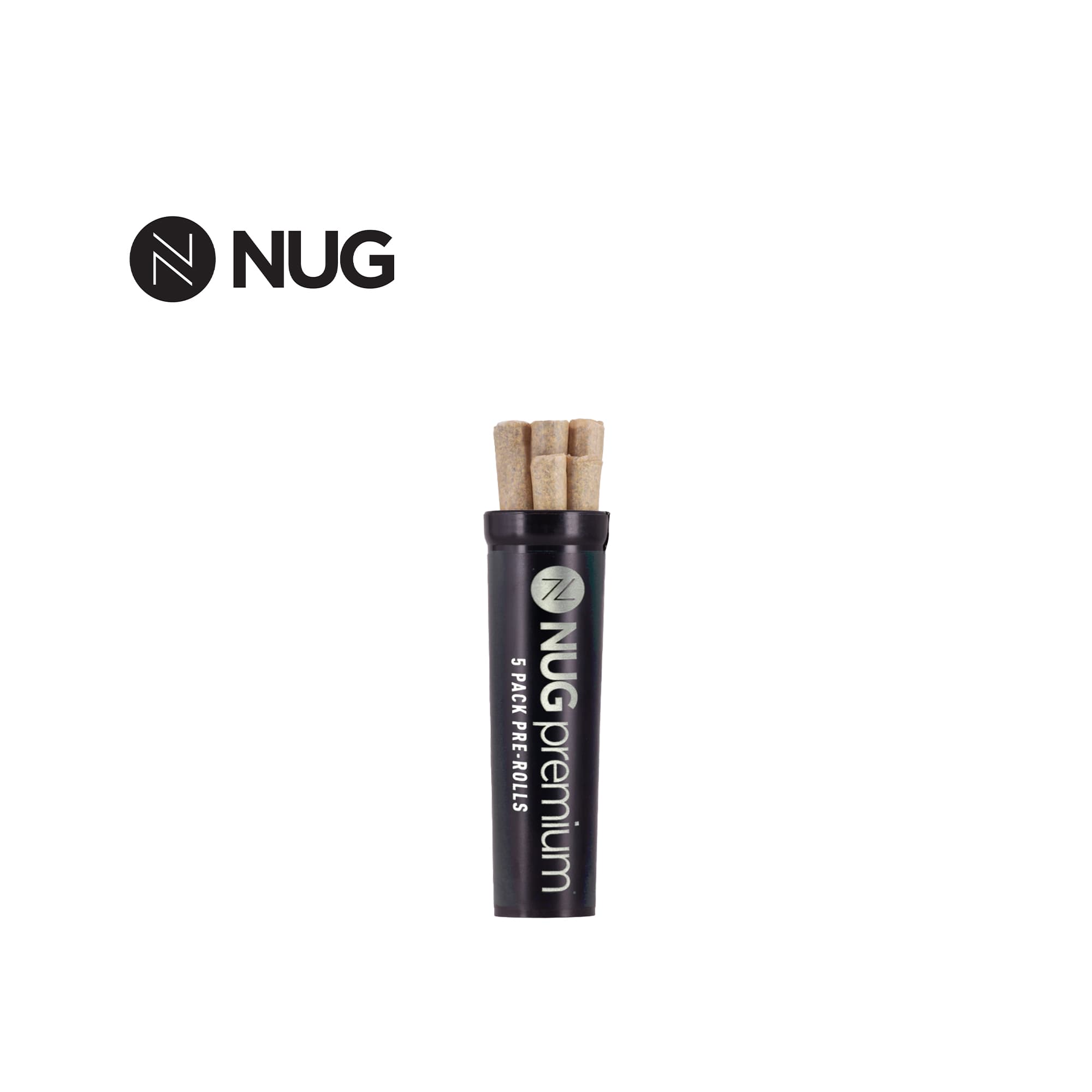 NUG INDICA 5G 5 PACK PREROLLS