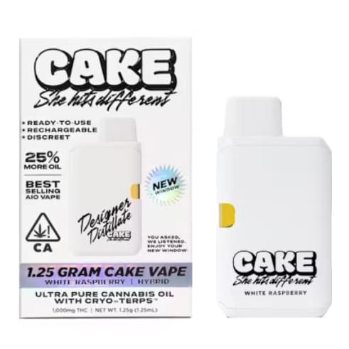 CAKE WHITE RASPBERRY 1.25G ALL IN ONE