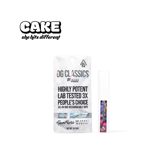 CAKE RASPBERRY OG 1G OG CLASSICS ALL IN ONE