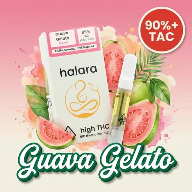 Halara GUAVA GELATO 1G CARTRIDGE