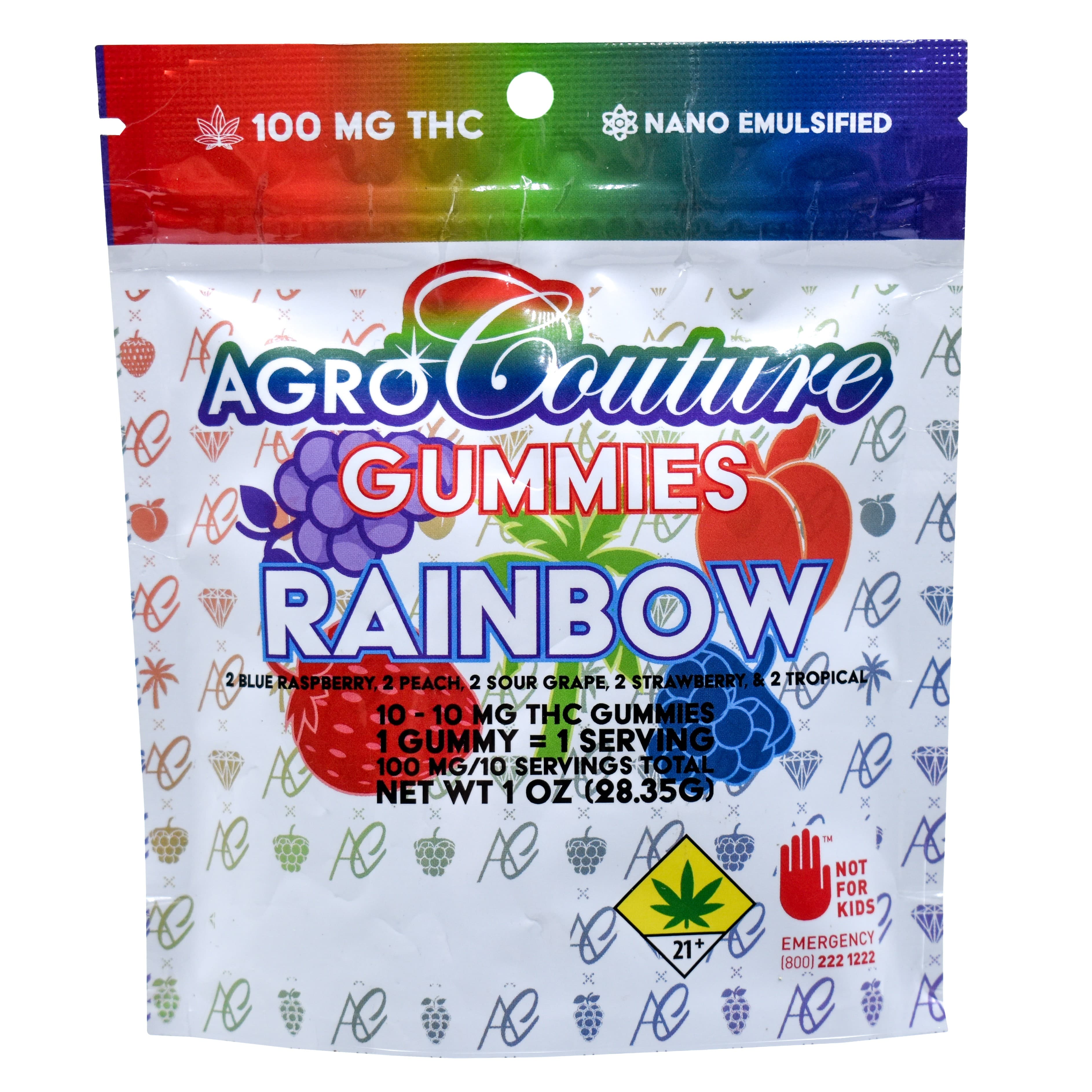 Agro Couture Rainbow - Variety [10pk] (100mg)