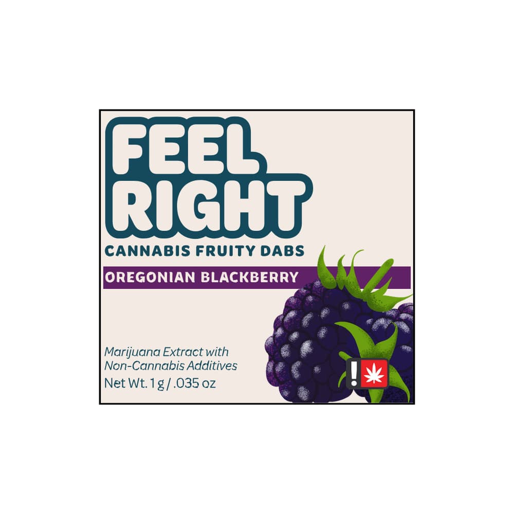 Feel Right Blackberry [1000mg] Concentrates