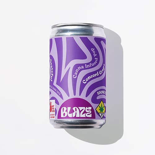Blaze Old School Grape [6oz] (100mg)