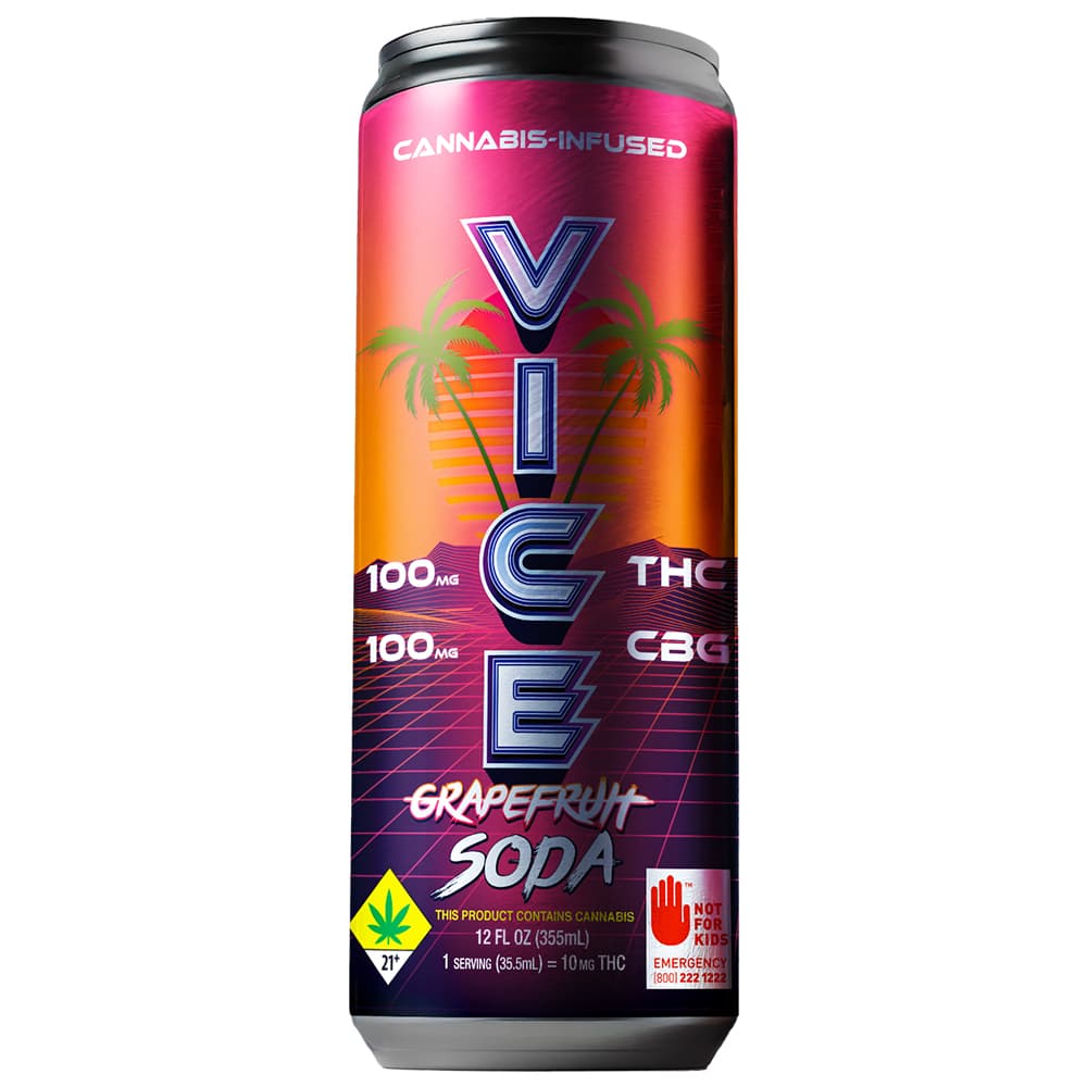 Vice 1:1 Grapefruit [12oz] (100mg THC/100mg CBG)