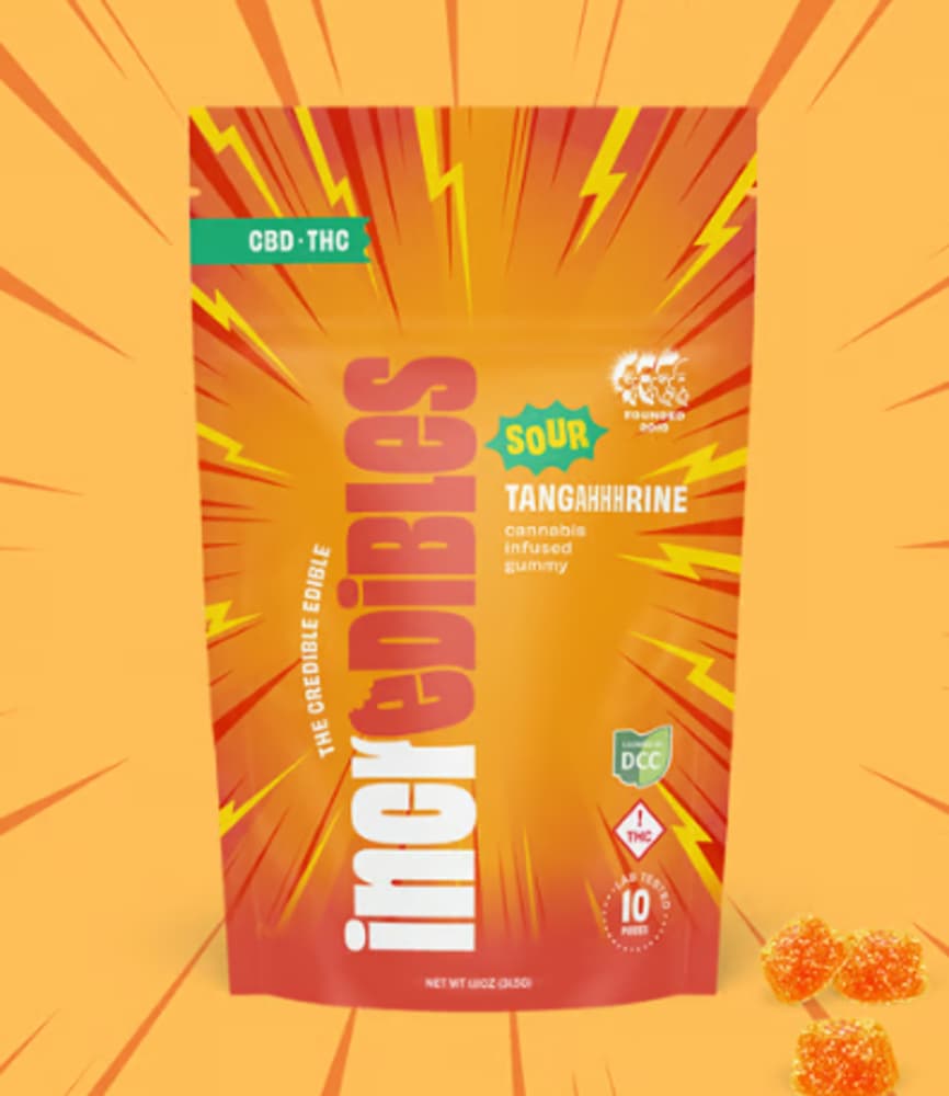 incredibles 2:1 Sour Tangahhhrine + CBD [10pk] (200mg CBD/100mg THC)