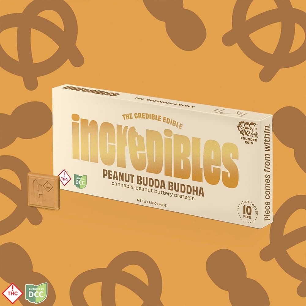 incredibles Peanut Budda Buddha Bar [10pk] (100mg)