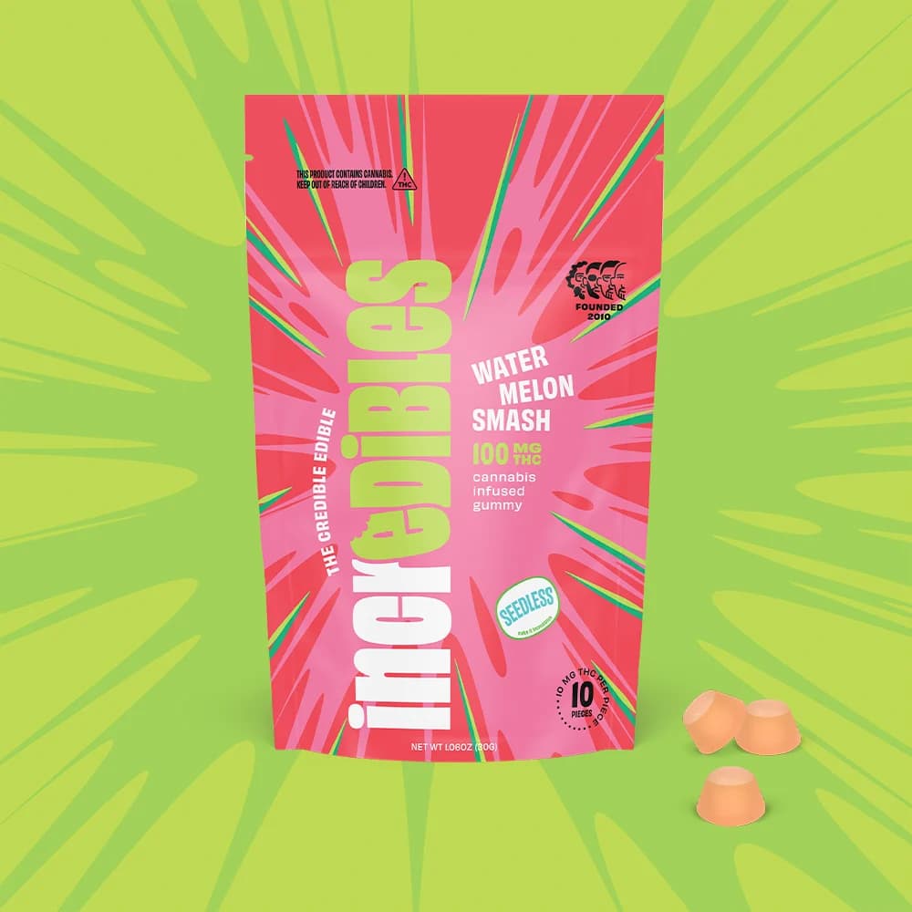 incredibles Watermelon Smash [10pk] (100mg)