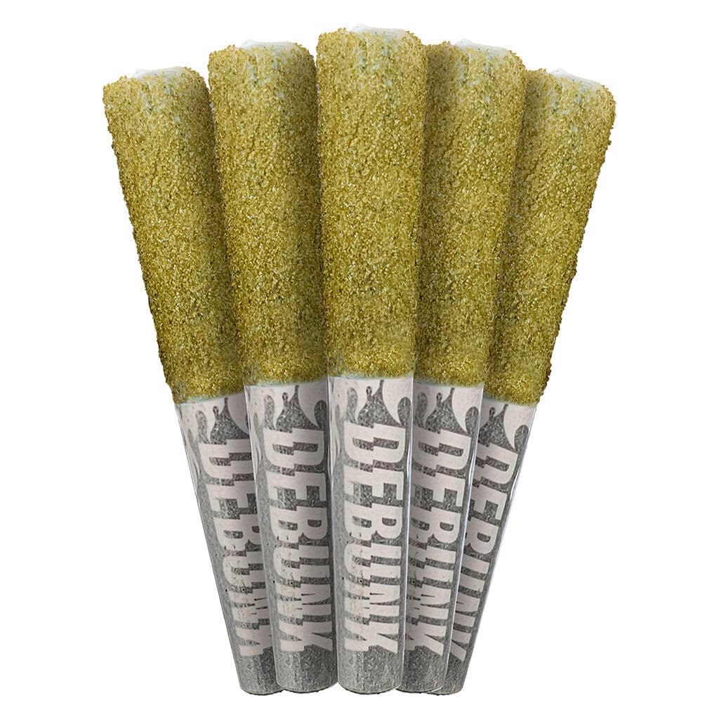 Debunk Moon Drops Bubble Hash Coated Infused Pre-Rolls - 0.5g x 5