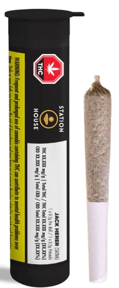 Station House Jack Herer Pre-Roll by Station House - Jack Herer Pre-Roll - 1x0.5g