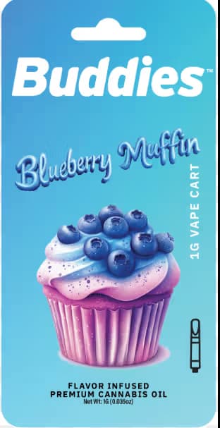 Buddies Cartridge - Blueberry Muffin 1g
