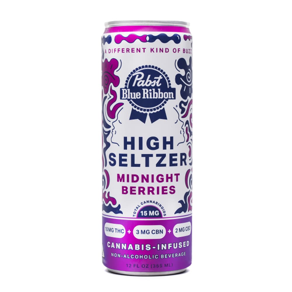 Pabst Blue Ribbon Midnight Berries (10mg THC/3mg CBN/2mg CBD) Beverages