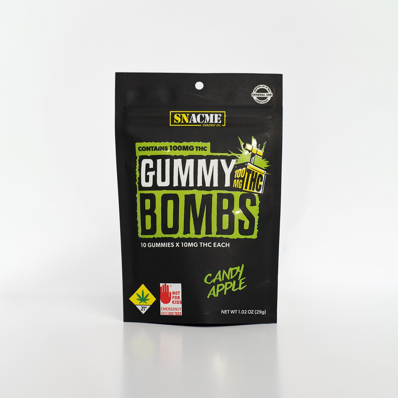 Gummy Bombs Candy Apple [10pk] (100mg)