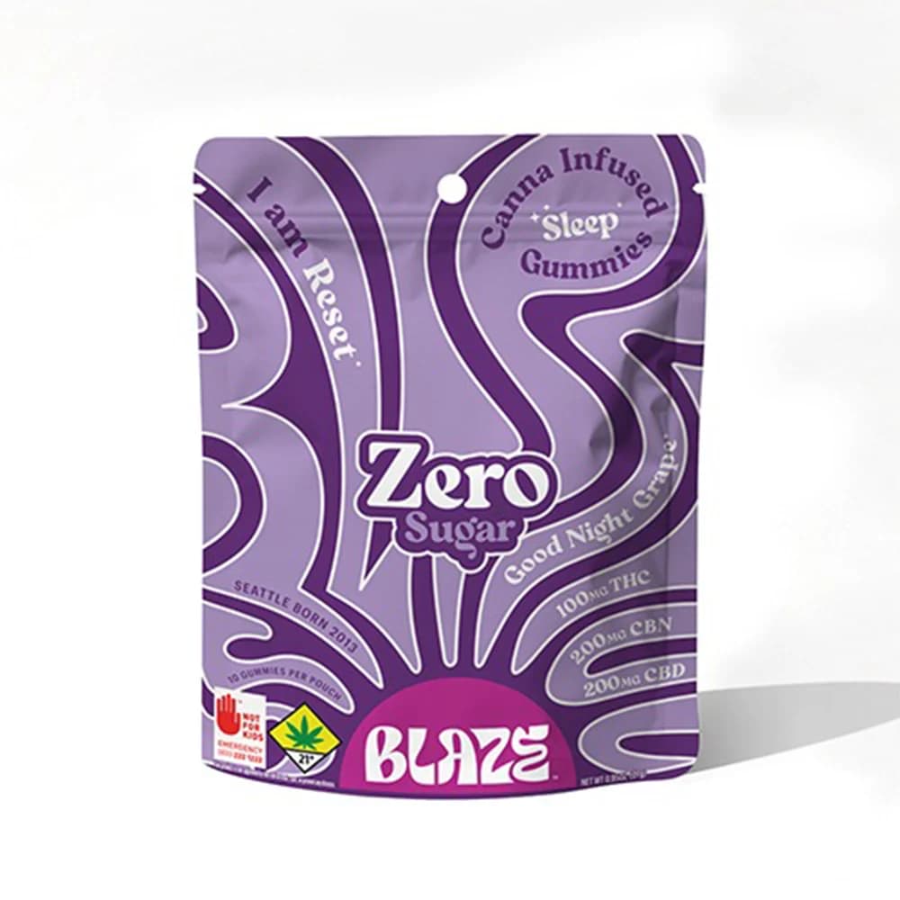 Blaze 2:2:1 Goodnight Grape [10pk] (200mg CBD/200mg CBN/100mg THC)