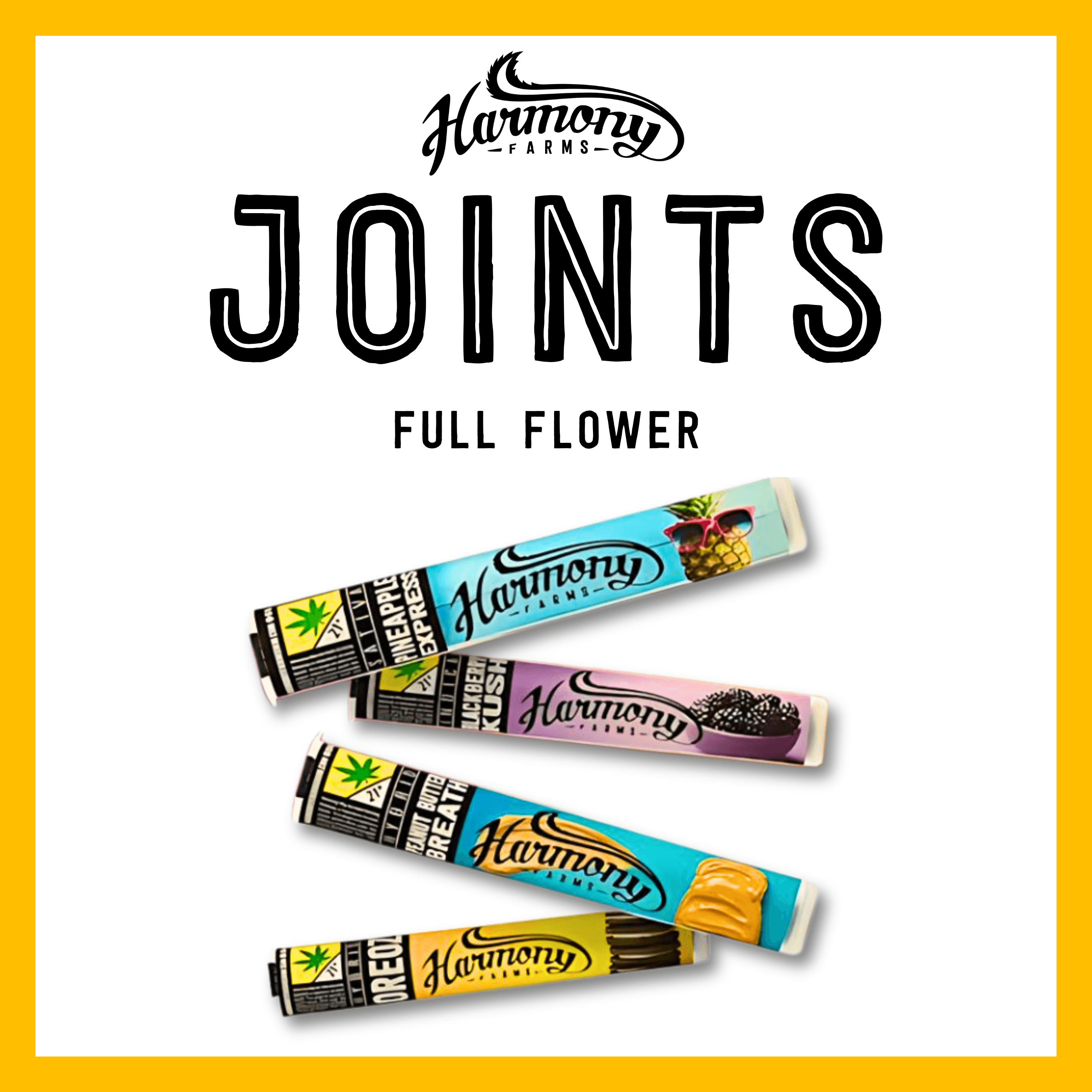 Harmony Farms Black Grapez  | 1g Joint