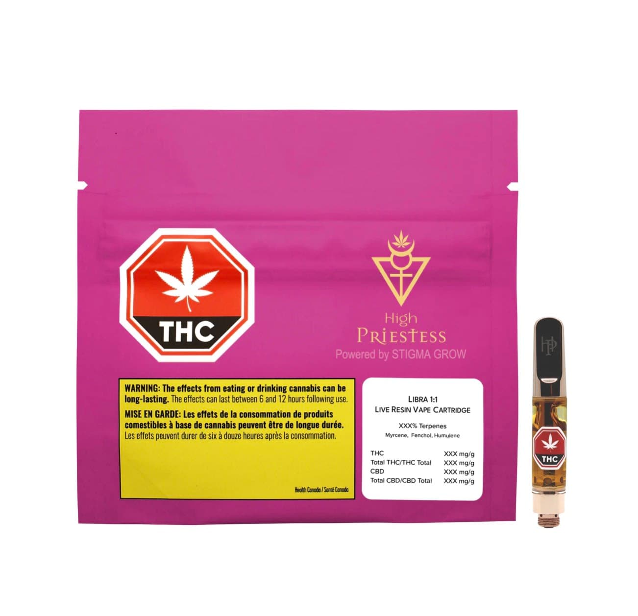 High Priestess LIBRA 1:1 LIVE RESIN VAPE - 1g