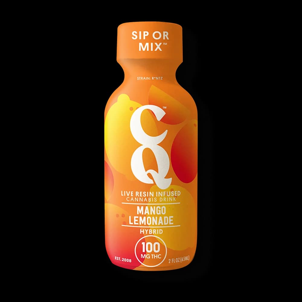 CQ/Cannabis Quencher Mango Lemonade w/ R*NTZ Live Resin [2oz] (100mg THC)