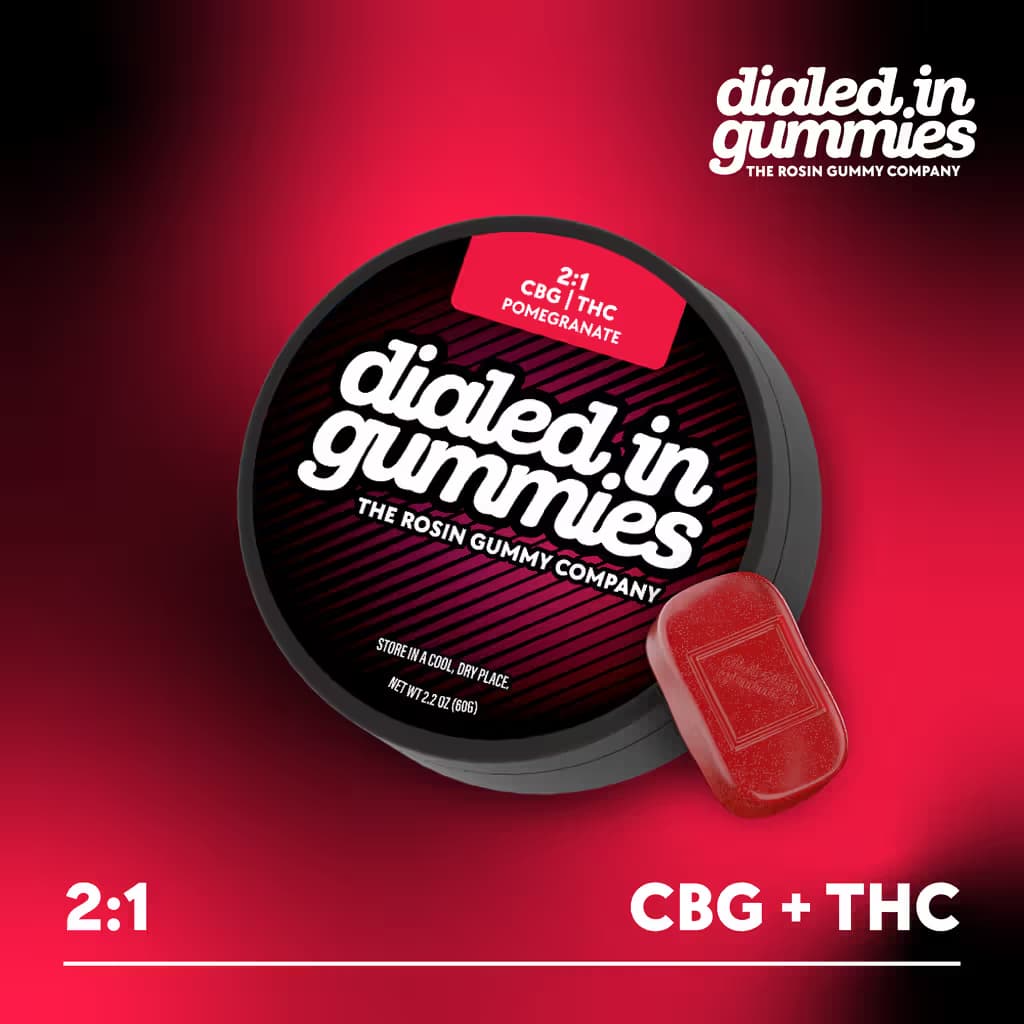 Dialed In Gummies Pomegranate