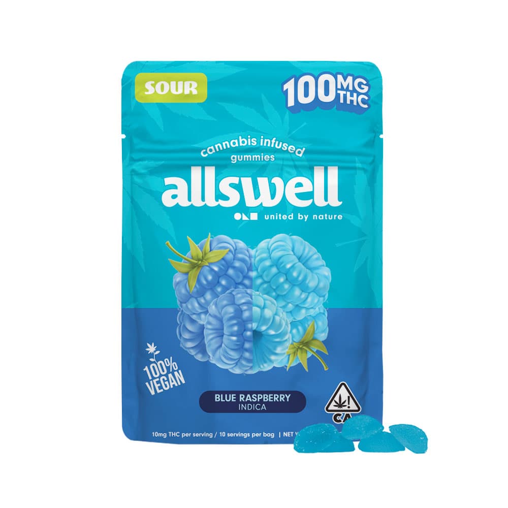 Allswell Blue Raspberry [10pk] (100mg)