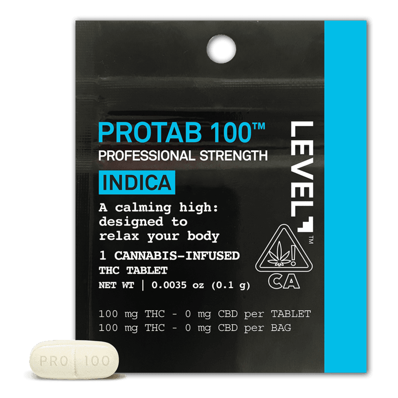 LEVEL THC CAPSULE - PROTAB INDICA 1 PC - 100MG