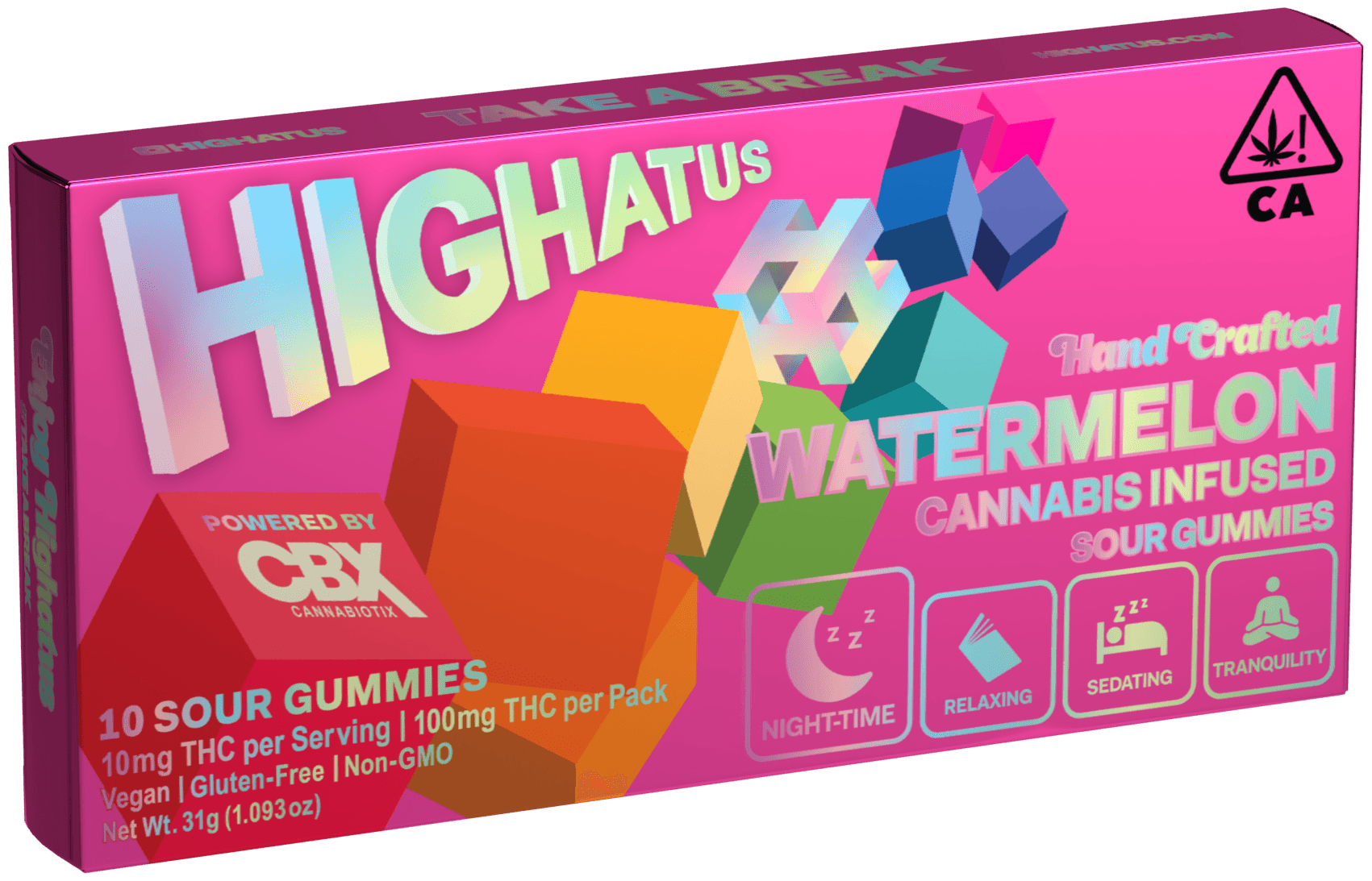 HIGHATUS Watermelon | 100mg Gummies