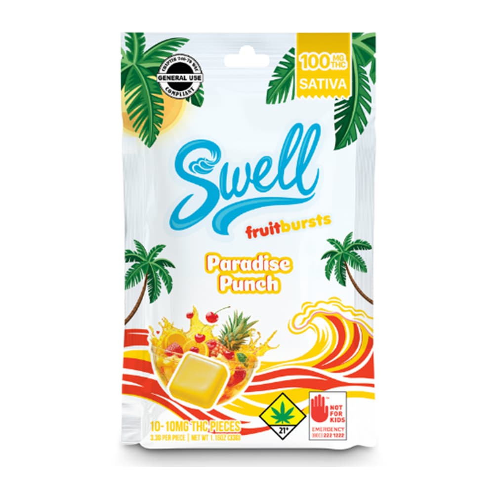 Swell Edibles Paradise Punch - Indica [10pk] (100mg)