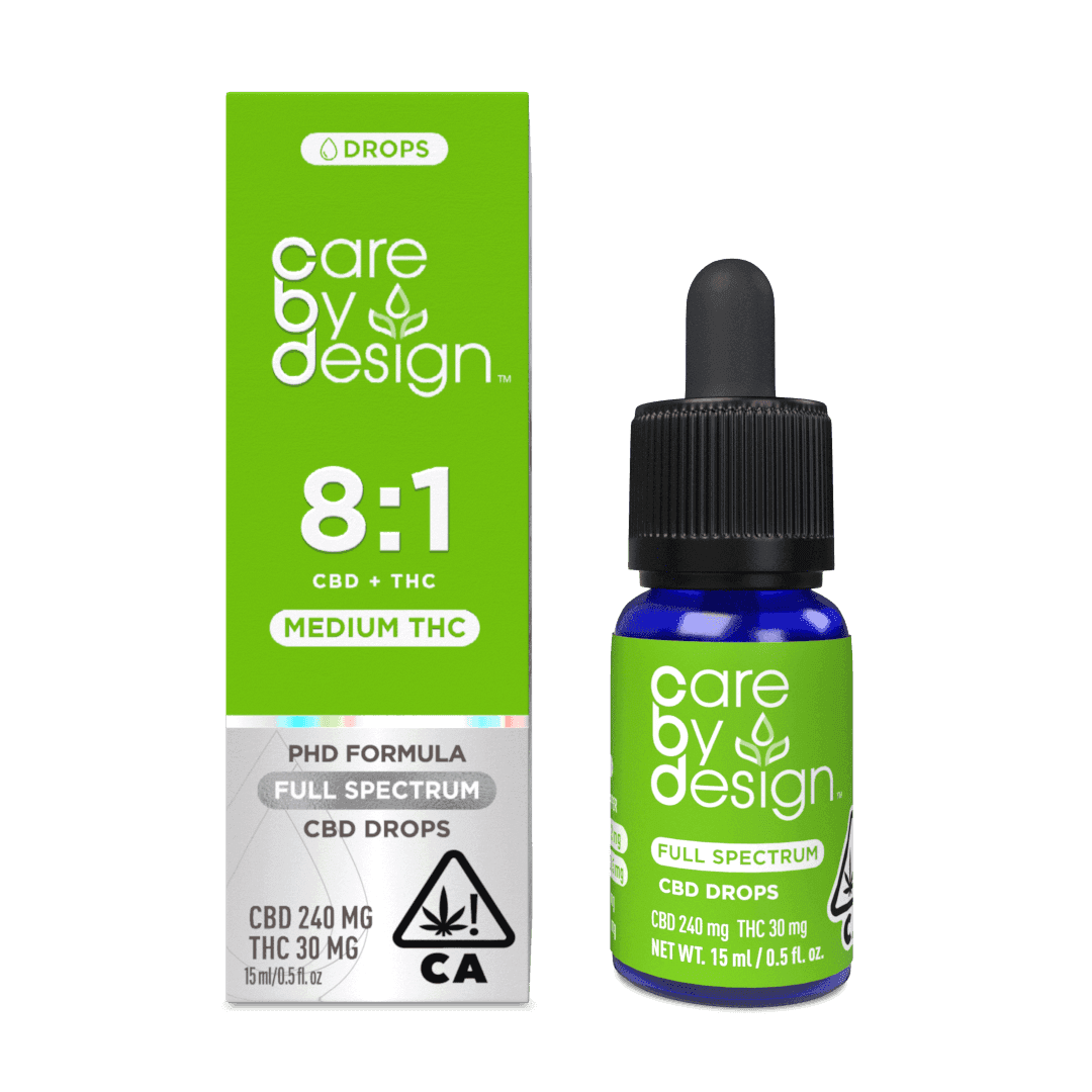 Care By Design CBD TINCTURE - 8:1 CBD X MEDIUM FULL SPECTRUM DROPS - 15ML