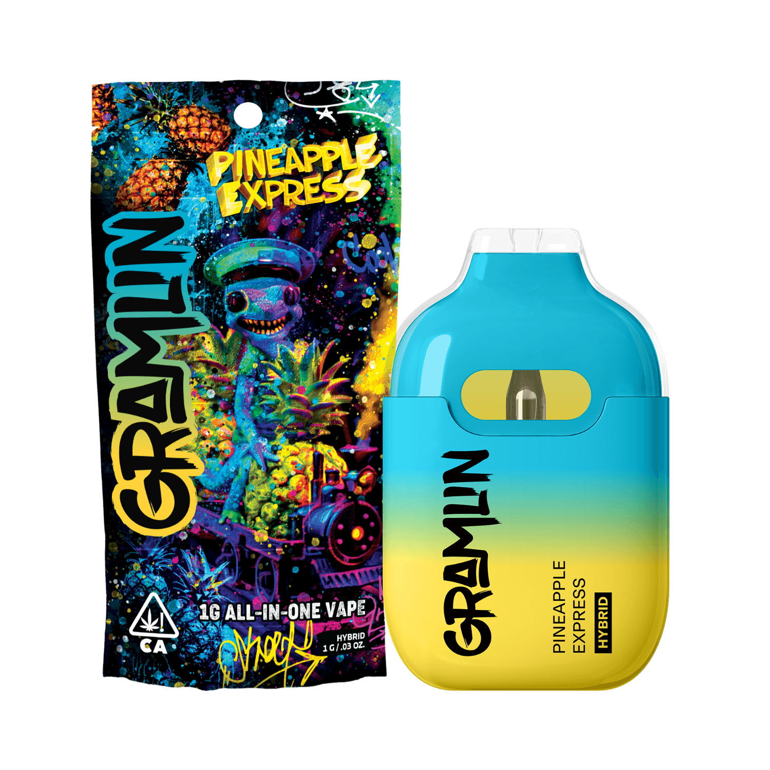 GRAMLIN GRAMLIN - THC ALL IN ONE - PINEAPPLE EXPRESS - 1G