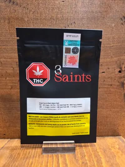 3Saints Black Afghan Hash | 2g
