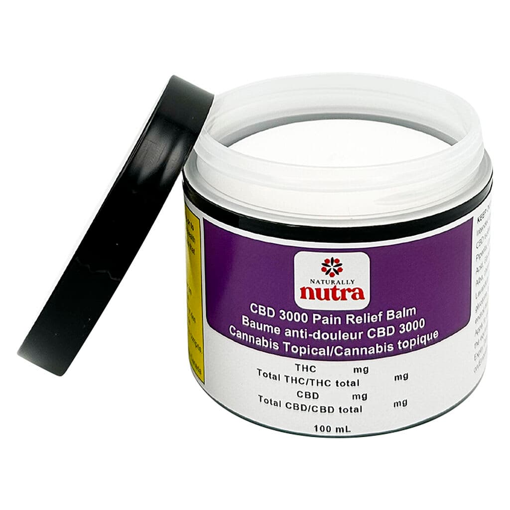 NATURALLY NUTRA CBD 3000 + MAGNESIUM + LAVENDER + MINT BALM - 100g