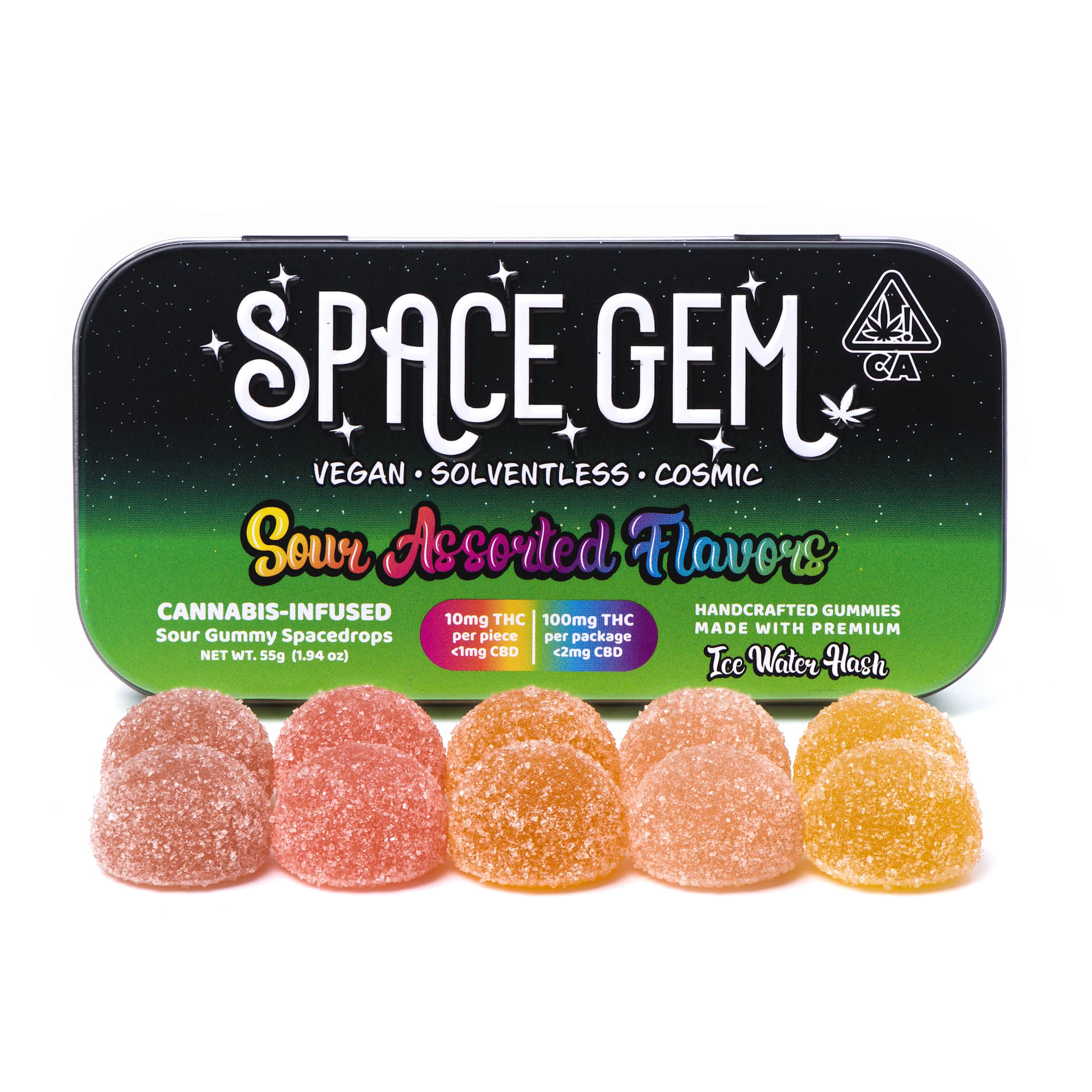 SPACE GEM Sour SpaceDrops [10pk] (100mg)