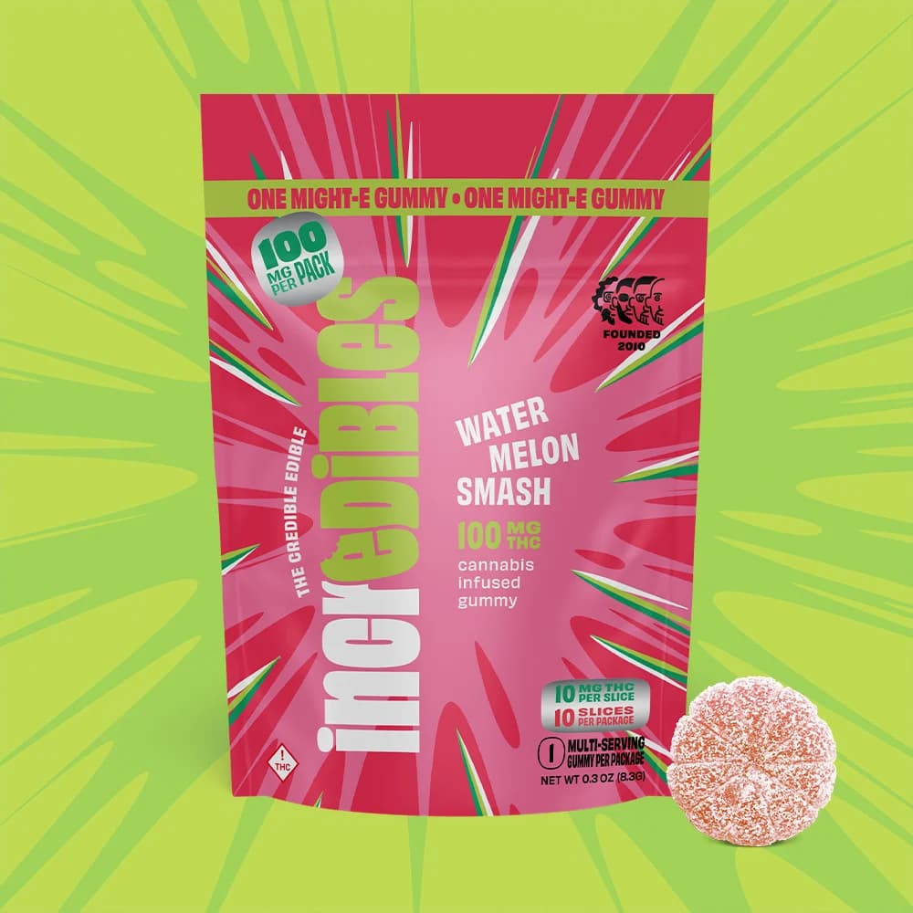 incredibles Might-E Watermelon Smash [1pk] (100mg)
