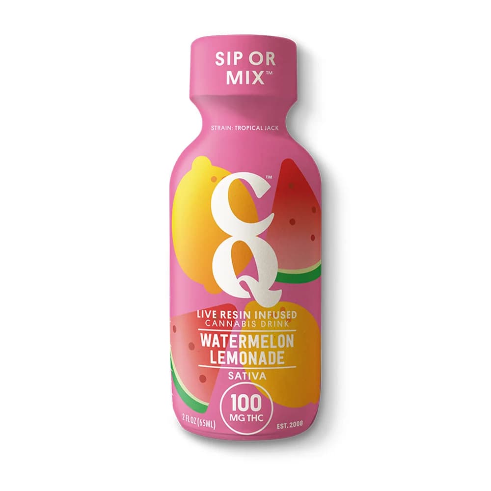 CQ/Cannabis Quencher Watermelon Lemonade w/ TROPICAL JACK Live Resin [2oz] (100mg)