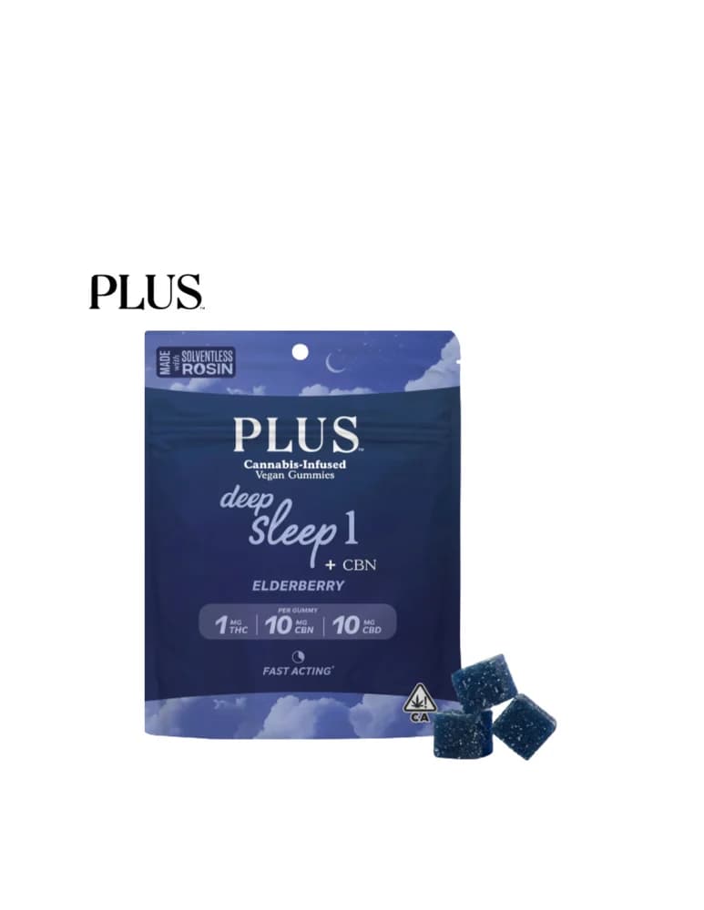 PLUS Deep Sleep Elderberry 1:10:10 [10pk] (10mg THC/100mg CBN/100mg CBD)