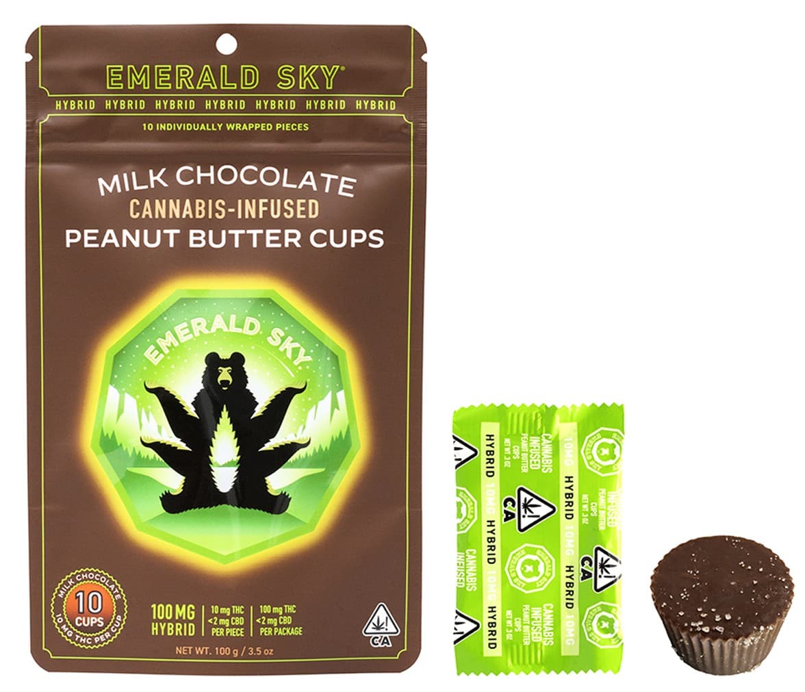 EMERALD SKY PEANUT BUTTER CUPS 10PK [100MG] SATIVA