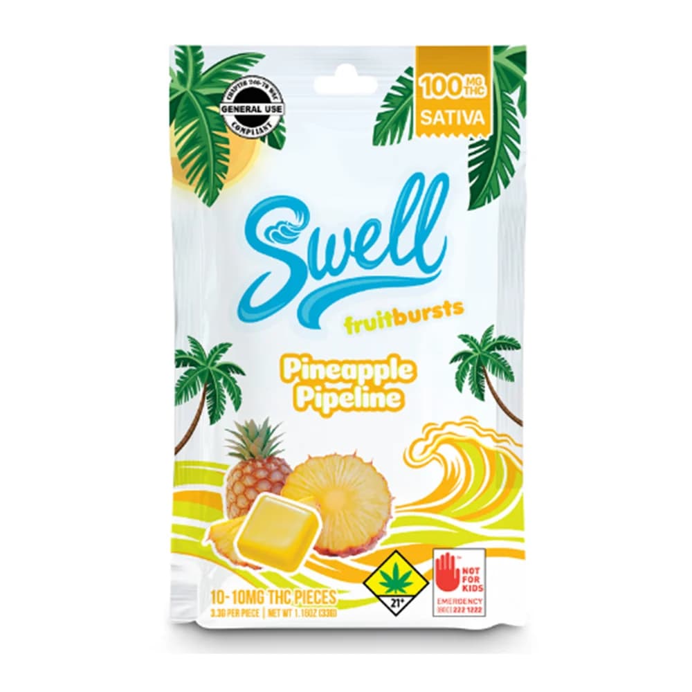 Swell Edibles Pineapple Pipeline - Sativa [10pk] (100mg)