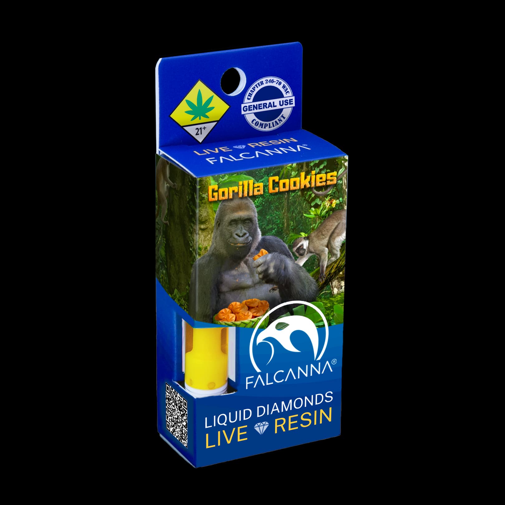 Falcanna Gorilla Cookies Live Resin Cartridge