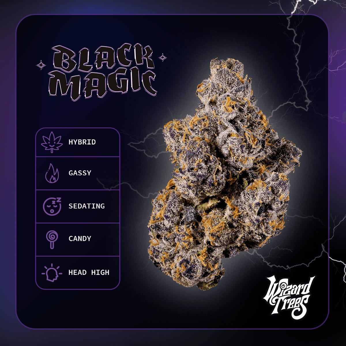 Wizard Trees INDOOR FLOWER - BLACK MAGIC - 3.5G