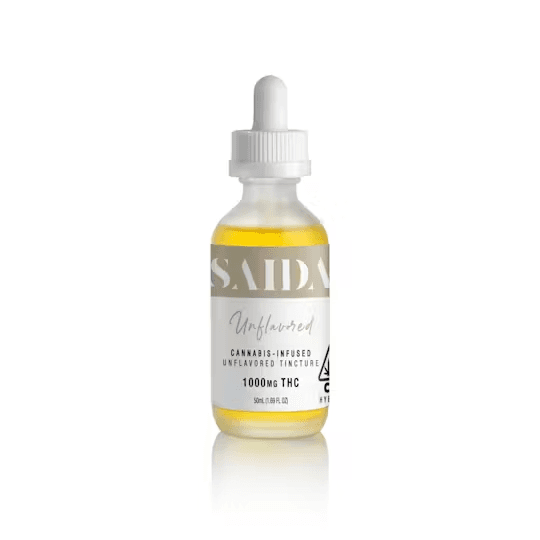 Saida THC TINCTURE - UNFLAVORED - 1000MG