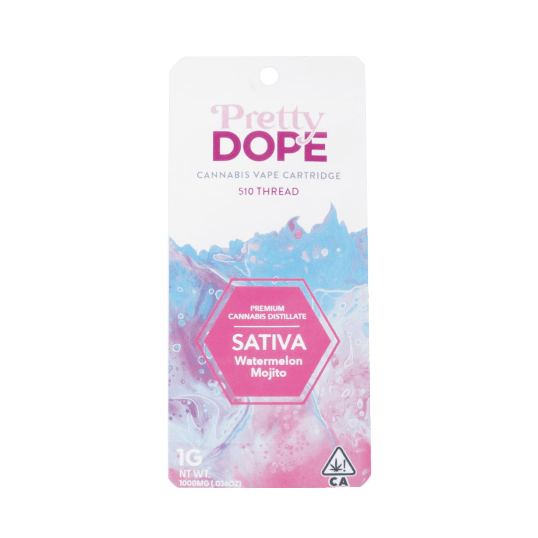 Pretty Dope Watermelon Mojito Vape 1g