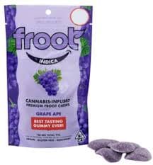 Froot Froot Gummies 100mg Grape Ape