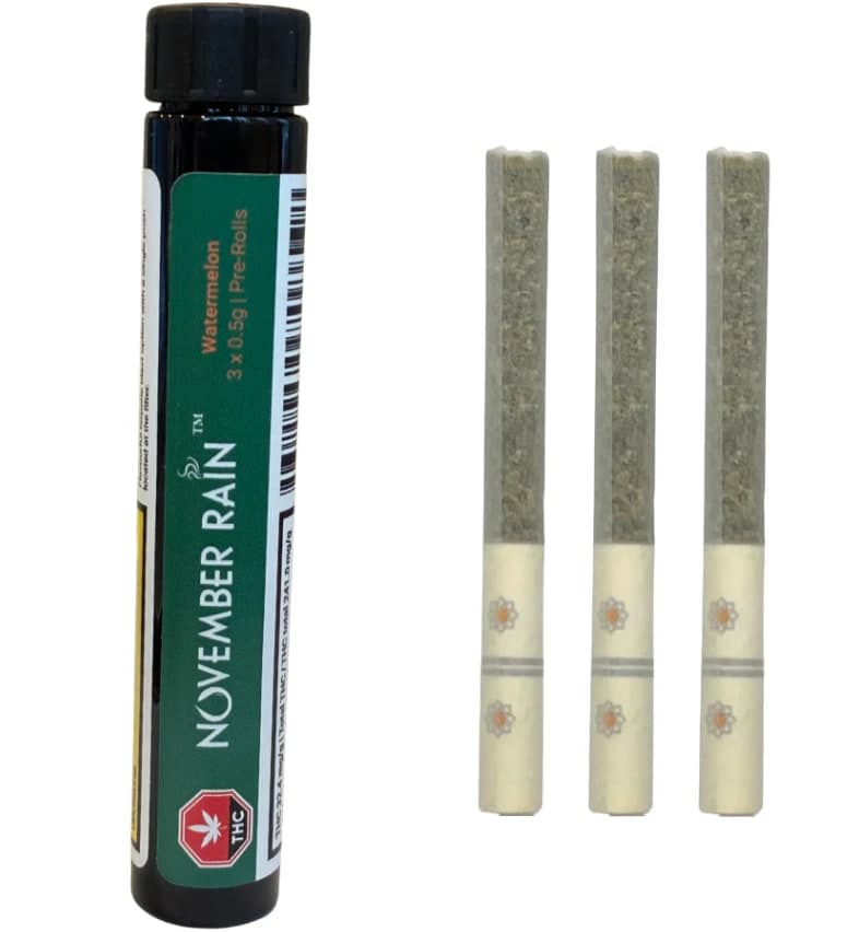 November Rain Watermelon Quenchers - 0.5g x 3