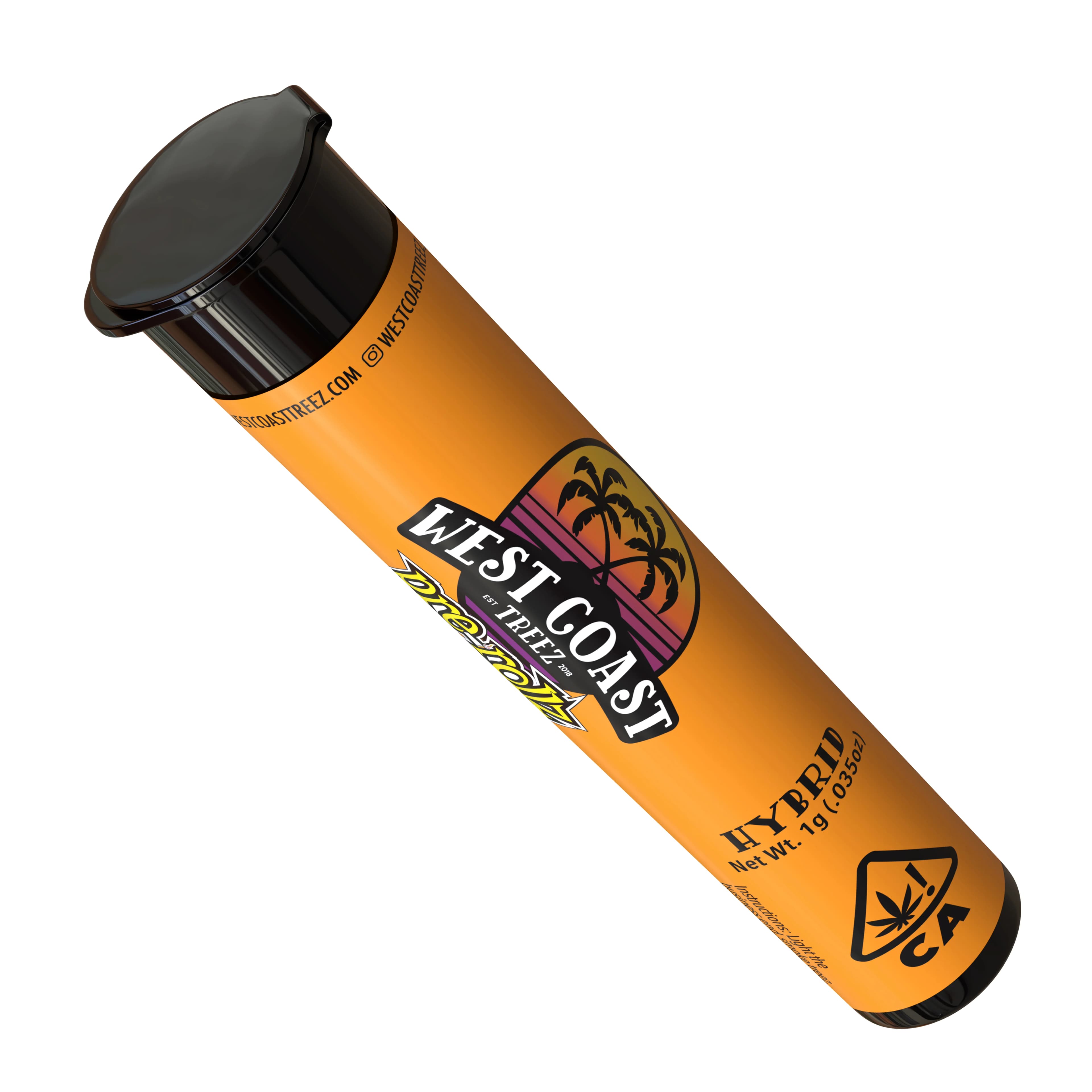 West Coast Treez MAC - Hybrid pre -roll [1g]