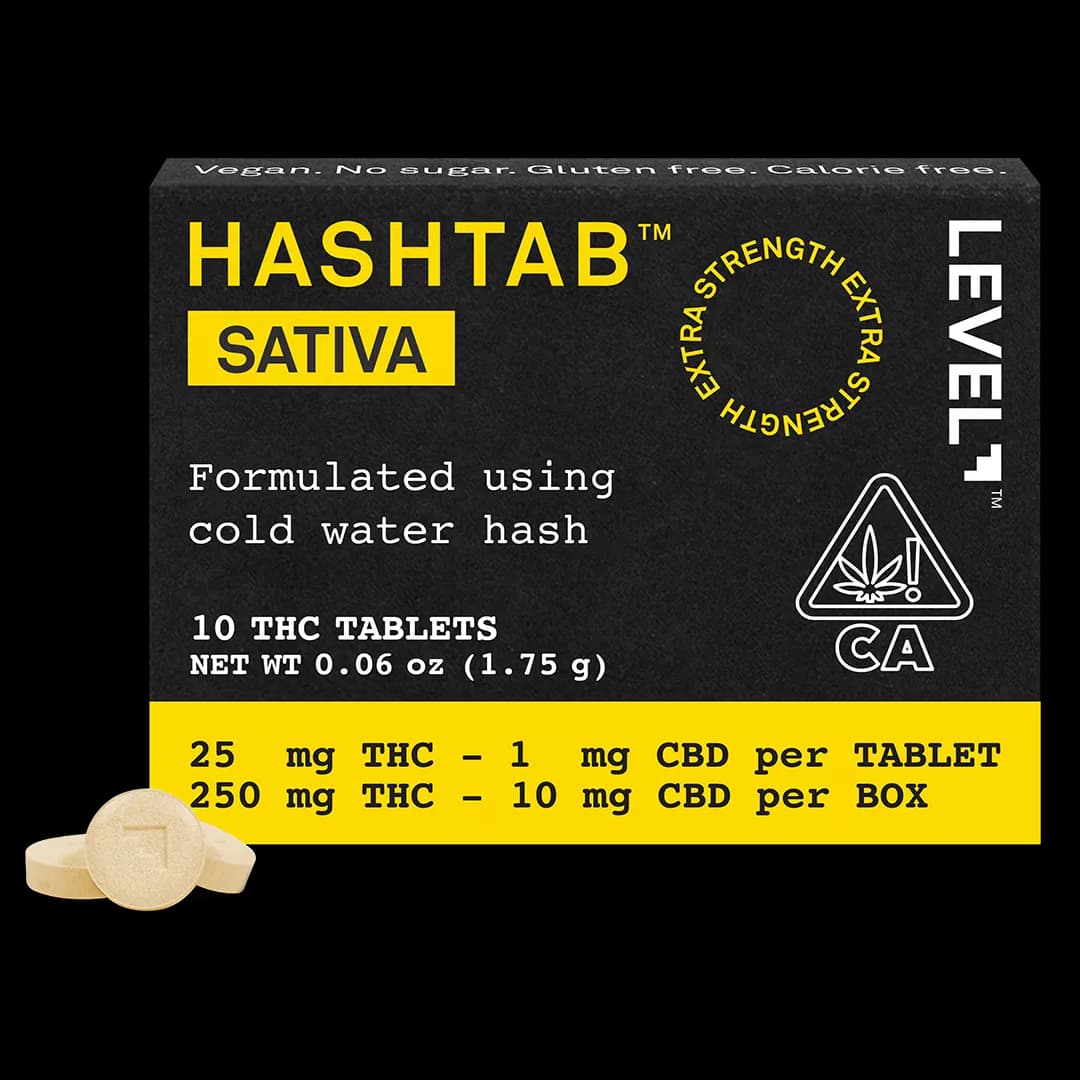 LEVEL HASHTAB 10PK [250MG] SATIVA