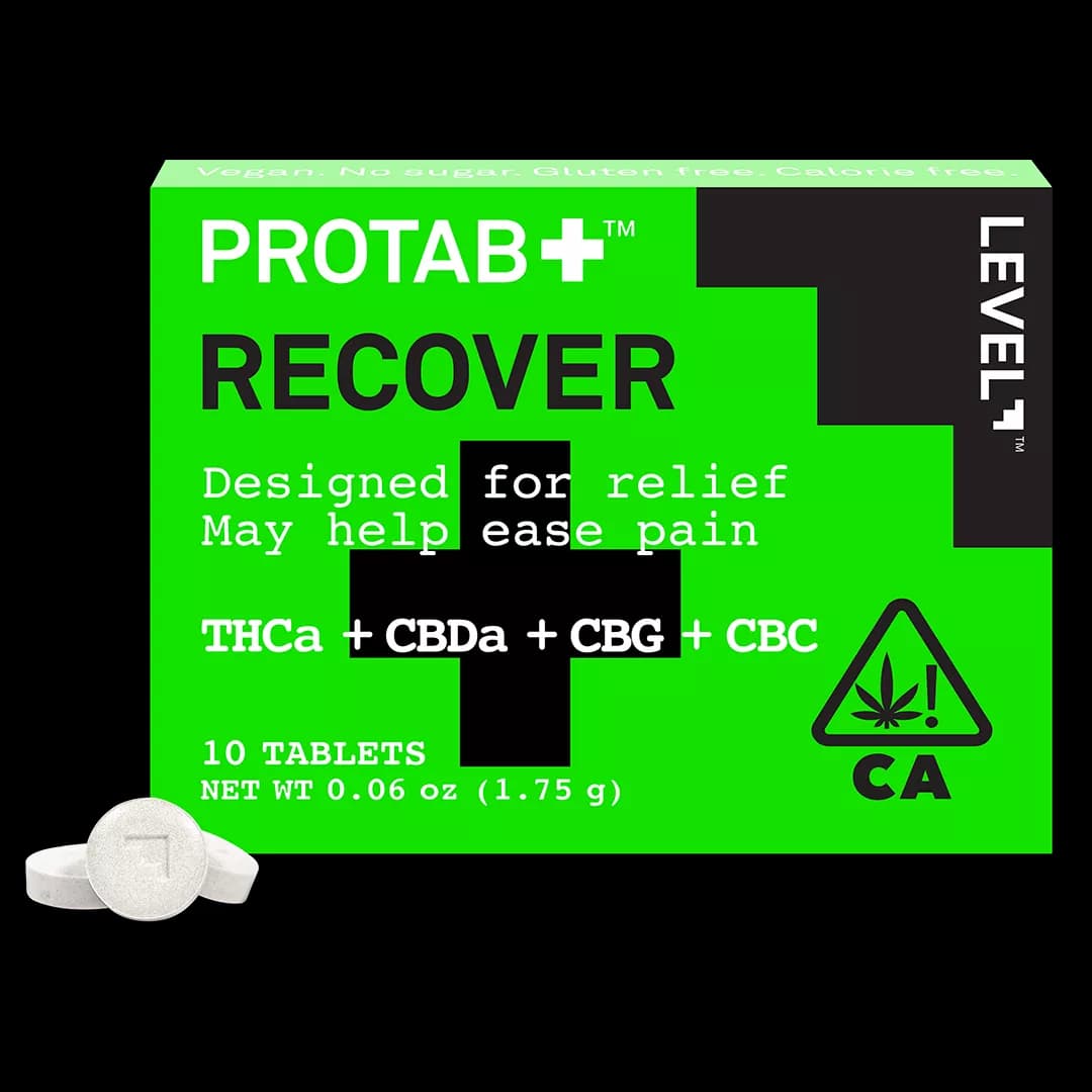LEVEL PROTAB+ 10PK [100MG] RECOVER THCA + CBDA + CBG + CBC